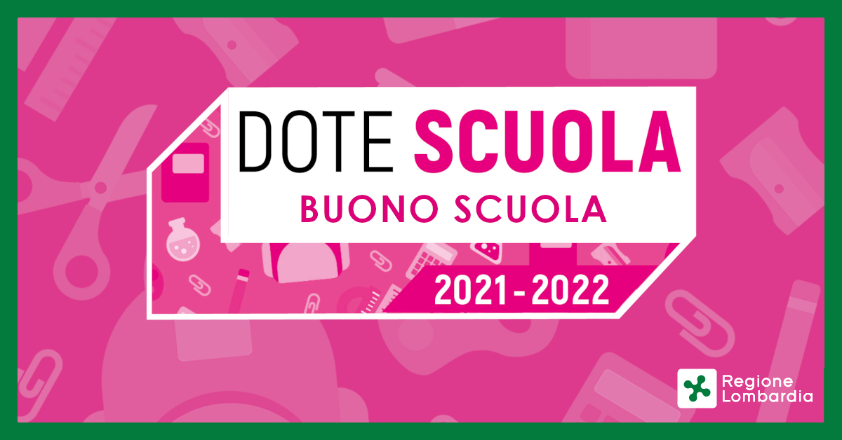 Immagine di copertina per DOTE SCUOLA 2021-2022 MATERIALE DIDATTICO